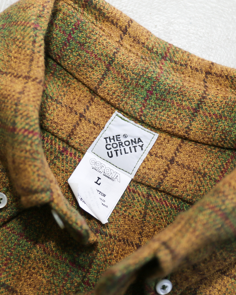 CORONA コロナ CS005 W.C.W SHIRT PULLOVER / Khaki × Green