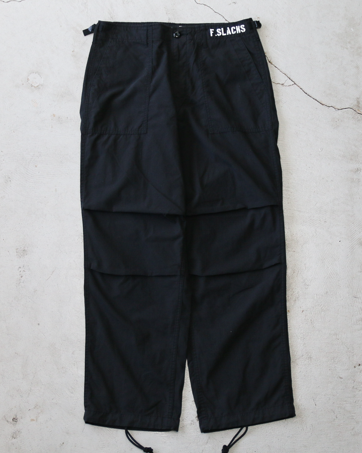 CORONA コロナ FATIGUE SLACKS FP005 AGGRESSOR SLACKS Cotton Ripstop Biowash Black