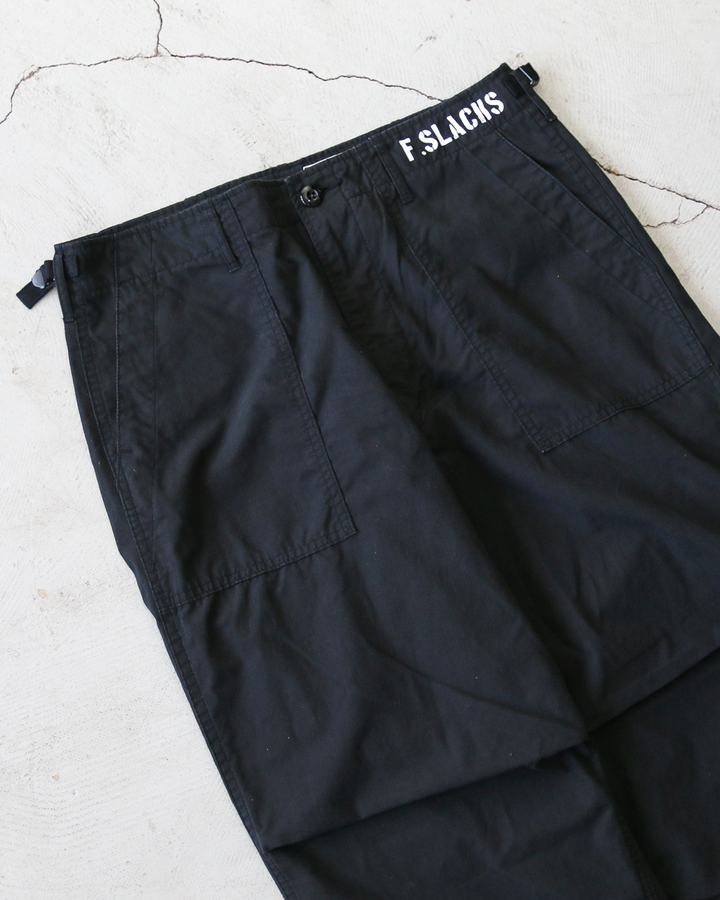 CORONA コロナ FATIGUE SLACKS FP005 AGGRESSOR SLACKS Cotton Ripstop Biowash Black