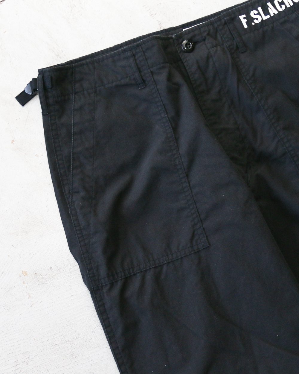 CORONA コロナ FATIGUE SLACKS FP005 AGGRESSOR SLACKS Cotton Ripstop Biowash Black