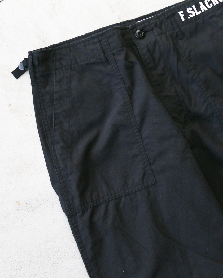 CORONA コロナ FATIGUE SLACKS FP005 AGGRESSOR SLACKS Cotton Ripstop Biowash Black