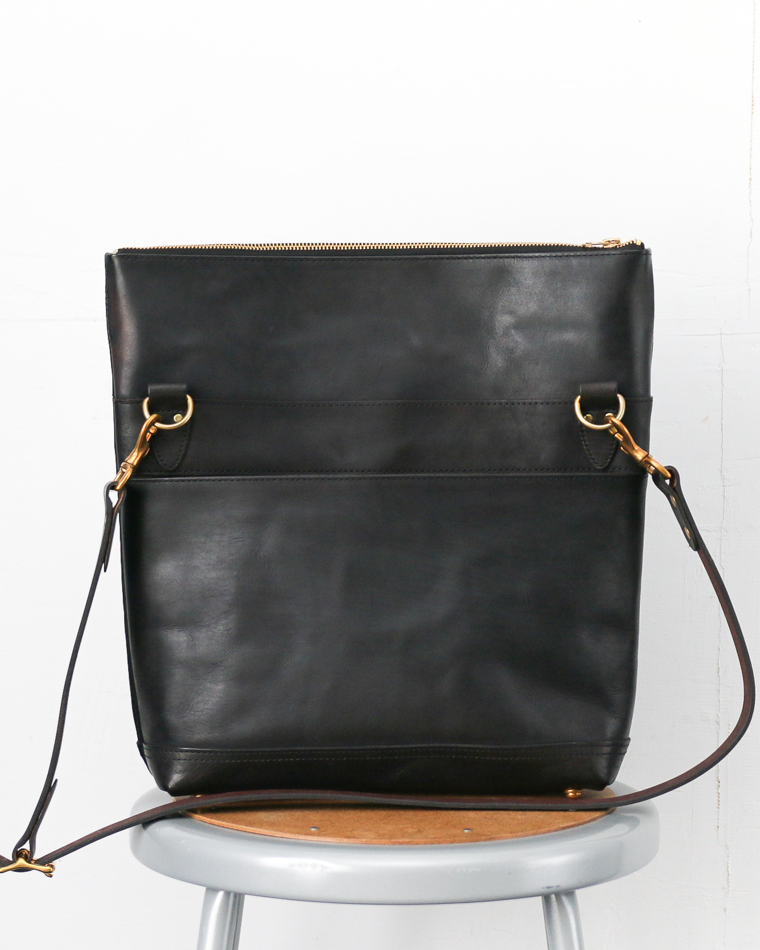 VASCO VS-245LS LEATHER NELSON 2WAY BAG SMALL Black