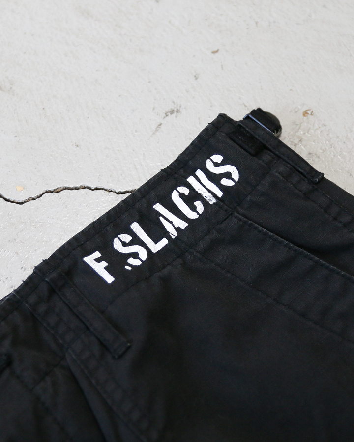 CORONA コロナ FATIGUE SLACKS FP005 AGGRESSOR SLACKS Cotton Ripstop Biowash Black