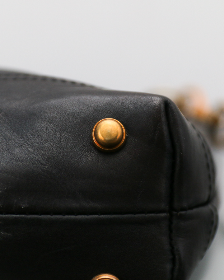 VASCO VS-245LS LEATHER NELSON 2WAY BAG SMALL Black