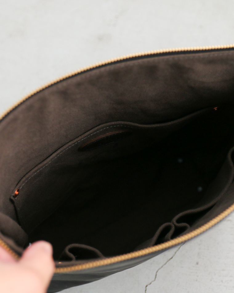 VASCO VS-245LS LEATHER NELSON 2WAY BAG SMALL Black