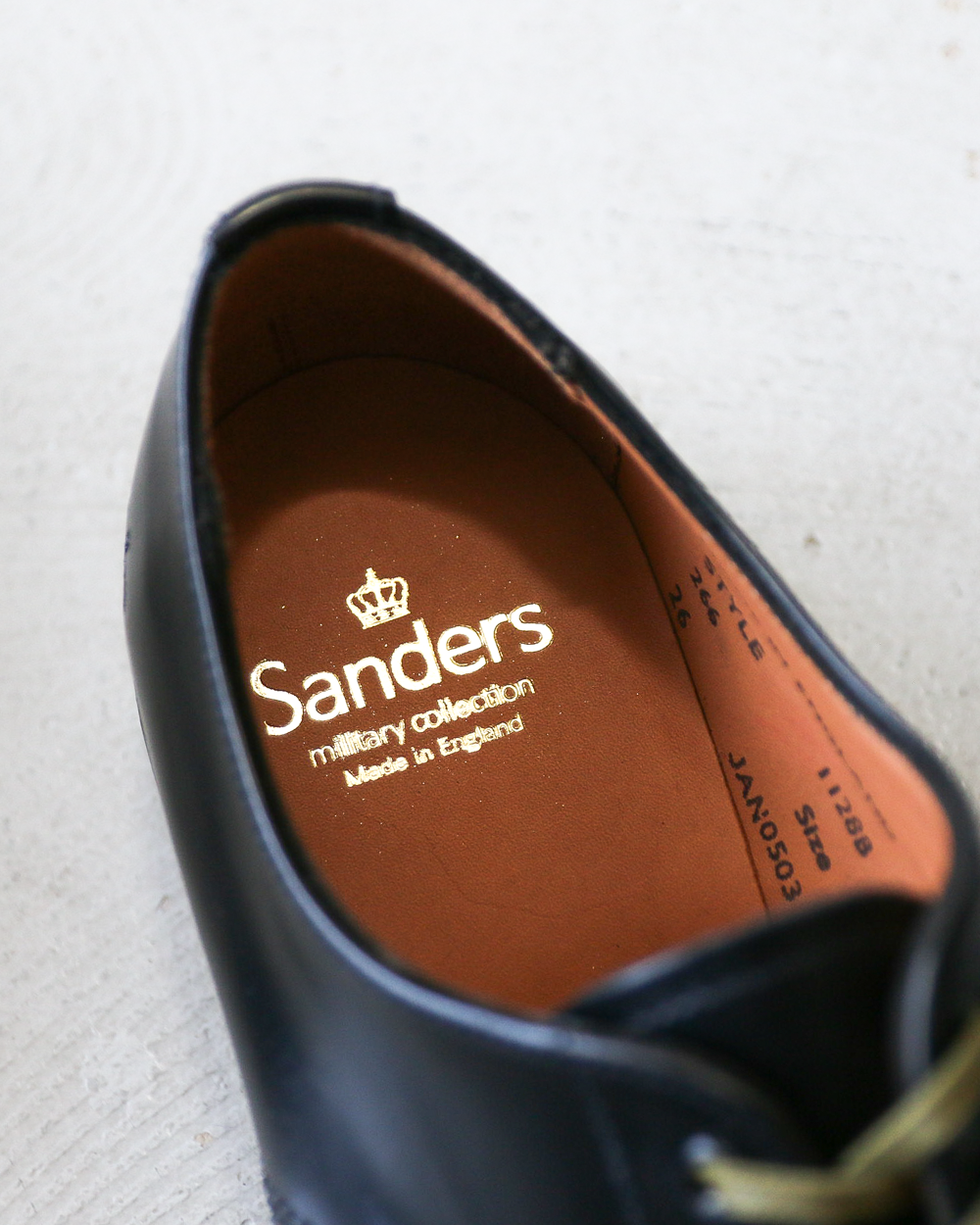 SANDERS サンダース 1128B MILITARY DERBY SHOE