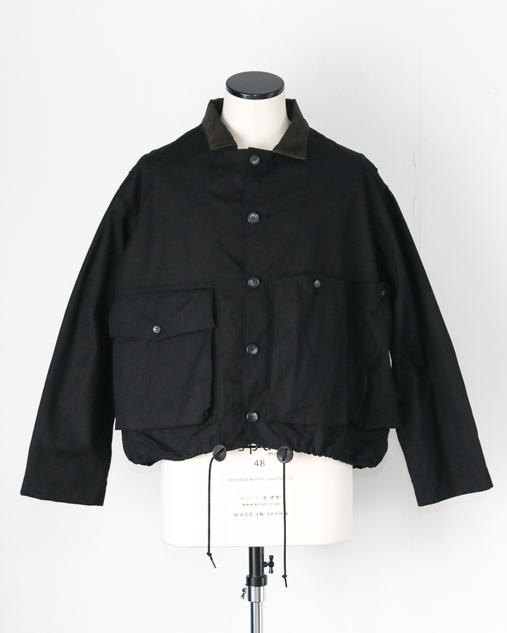 another 20th century アナザートゥエンティースセンチュリー River Runs Jacket - C/RIPSTOP Black