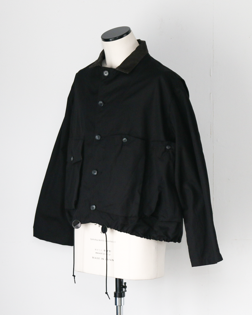 another 20th century アナザートゥエンティースセンチュリー River Runs Jacket - C/RIPSTOP Black