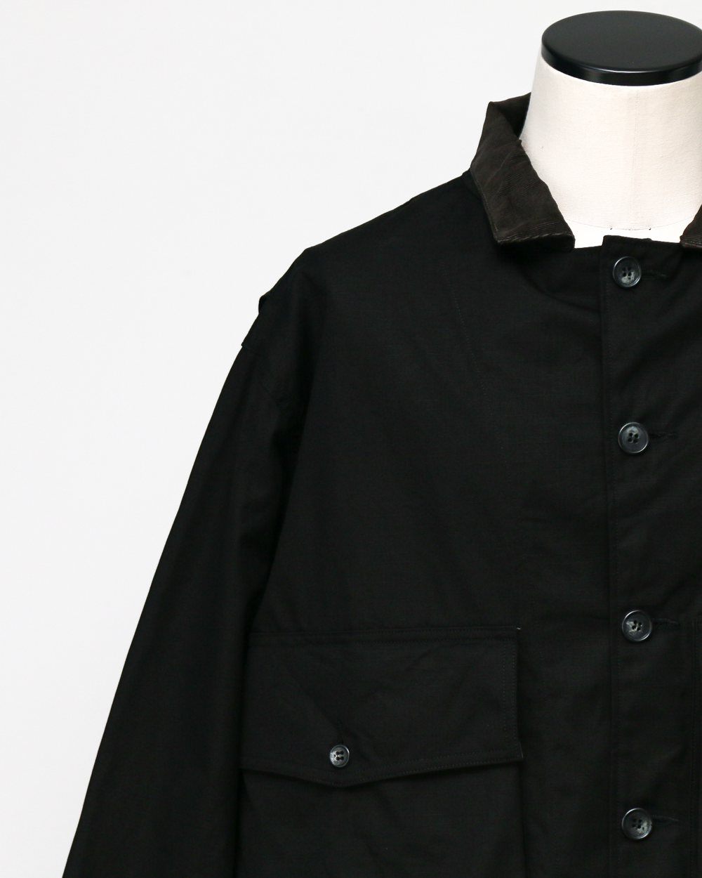 another 20th century アナザートゥエンティースセンチュリー River Runs Jacket - C/RIPSTOP Black