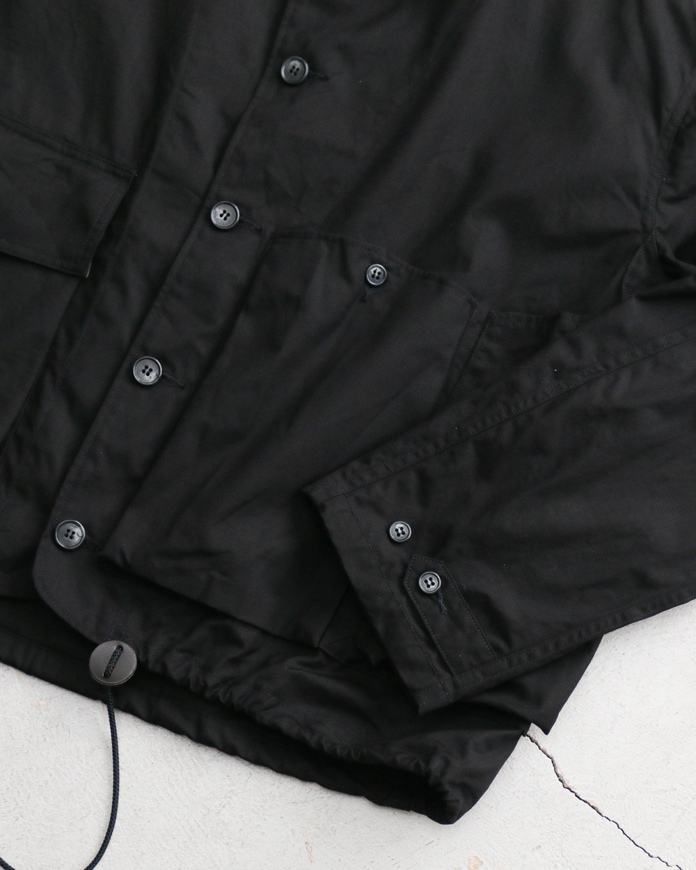 another 20th century アナザートゥエンティースセンチュリー River Runs Jacket - C/RIPSTOP Black