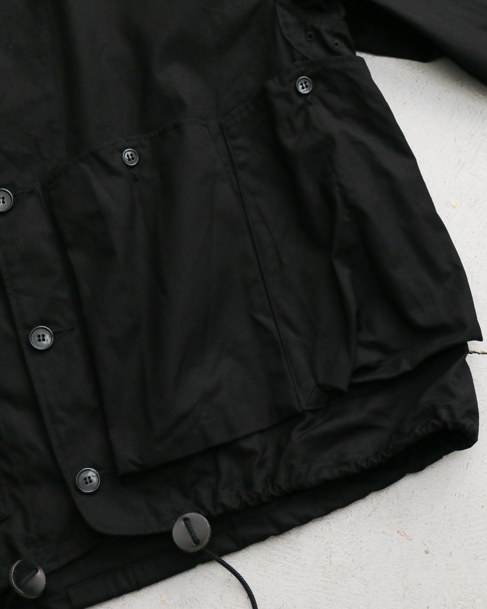another 20th century アナザートゥエンティースセンチュリー River Runs Jacket - C/RIPSTOP Black