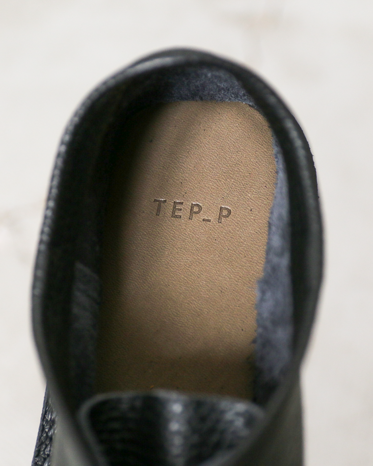TEP_P テップ CSMD001 Moccasin Shoes Black