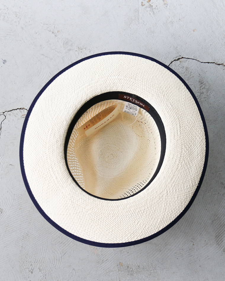 STETSON SE584 FLAT LACE PANAMA White