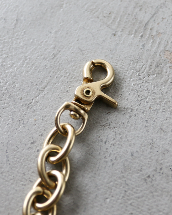 INCEPTION インセプション IPC-02 F-HOLE CARABINER WALLET CHAIN Brass