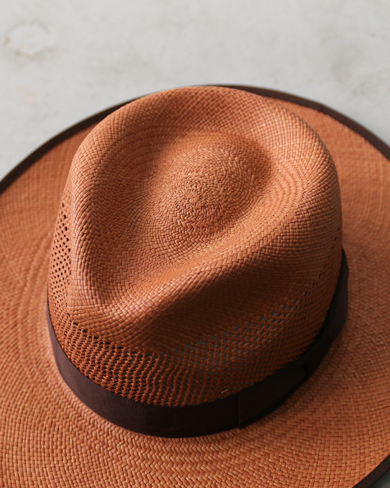 STETSON SE584 FLAT LACE PANAMA Brown