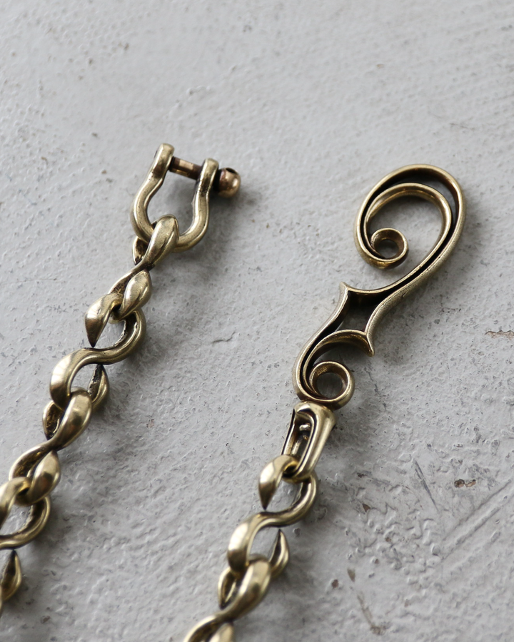 INCEPTION インセプション IPC-01 F HOLE S-KAN WALLET CHAIN Brass