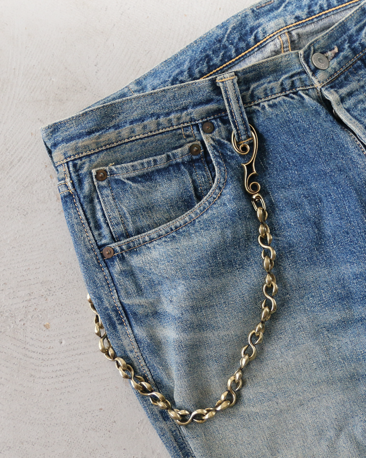 INCEPTION インセプション IPC-01 F HOLE S-KAN WALLET CHAIN Brass