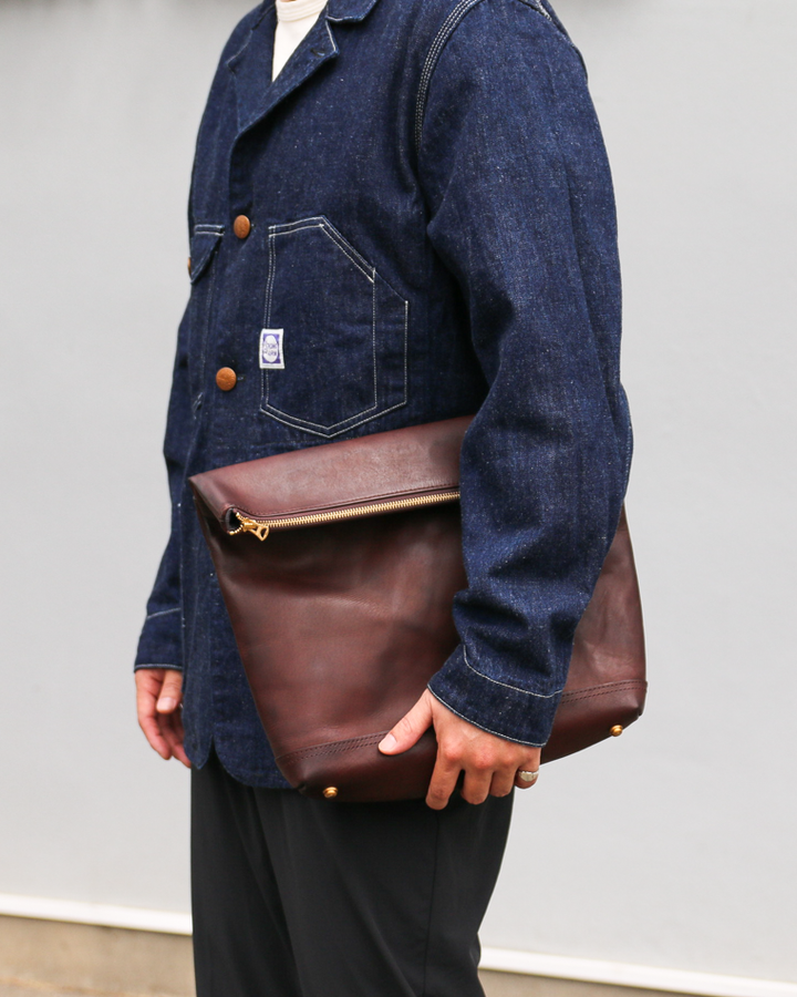 VASCO VS-245LS LEATHER NELSON 2WAY BAG SMALL Brown