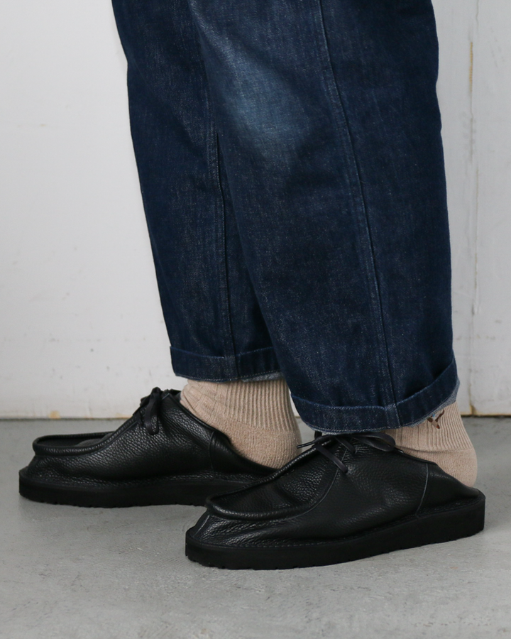 TEP_P テップ CSMD001 Moccasin Shoes Black