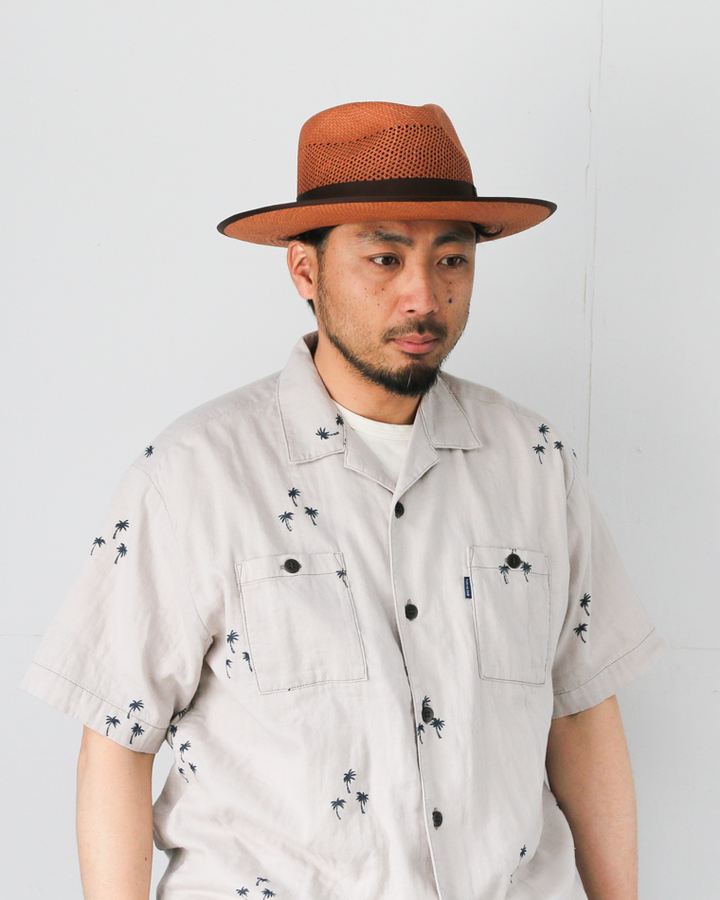 STETSON SE584 FLAT LACE PANAMA Brown