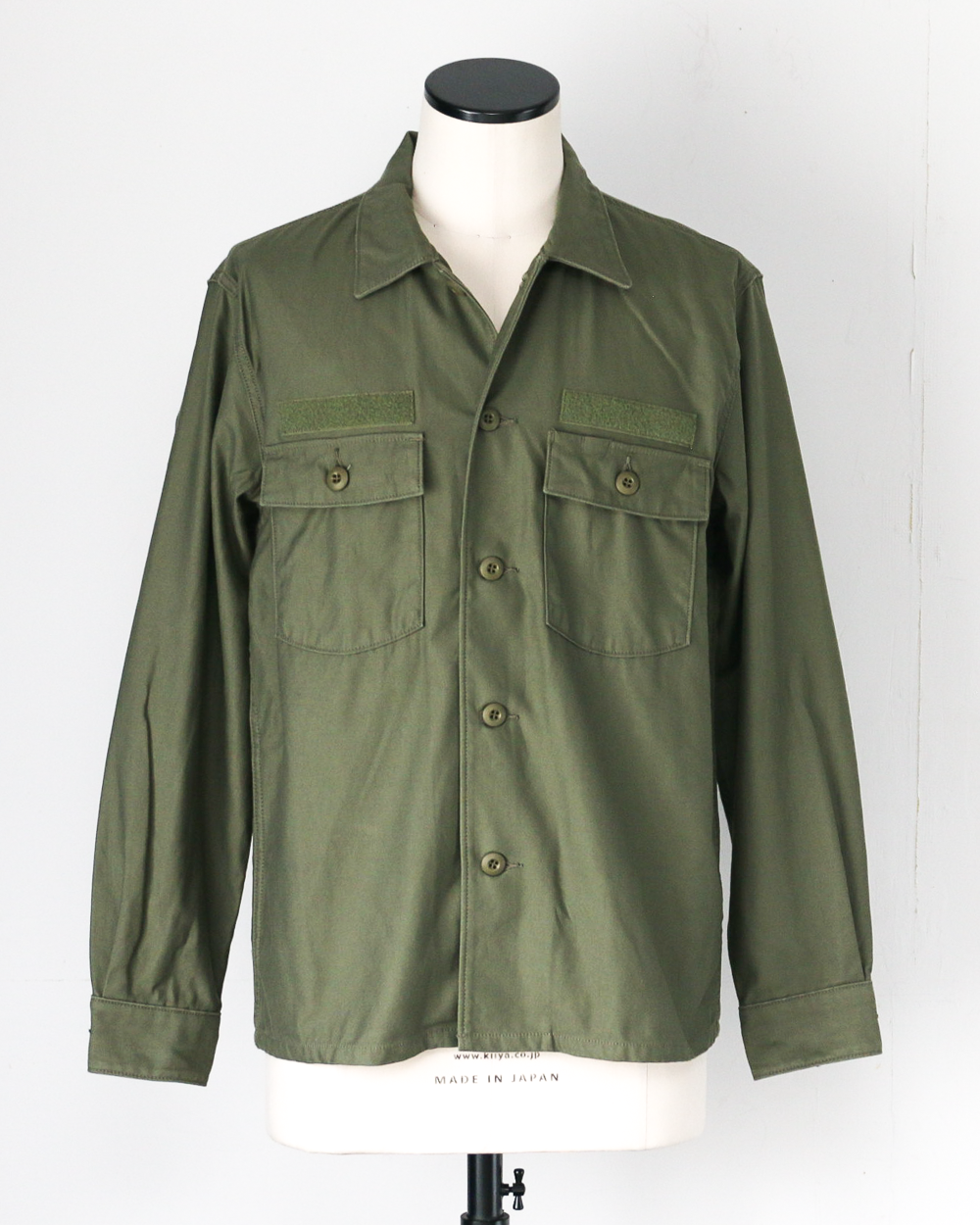 FOB factory エフオービーファクトリー F2469 UTILITY UNIFORM SHIRT Olive