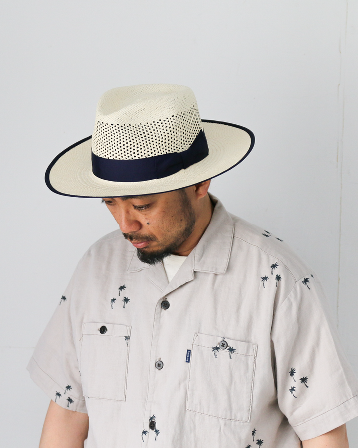 STETSON SE584 FLAT LACE PANAMA White