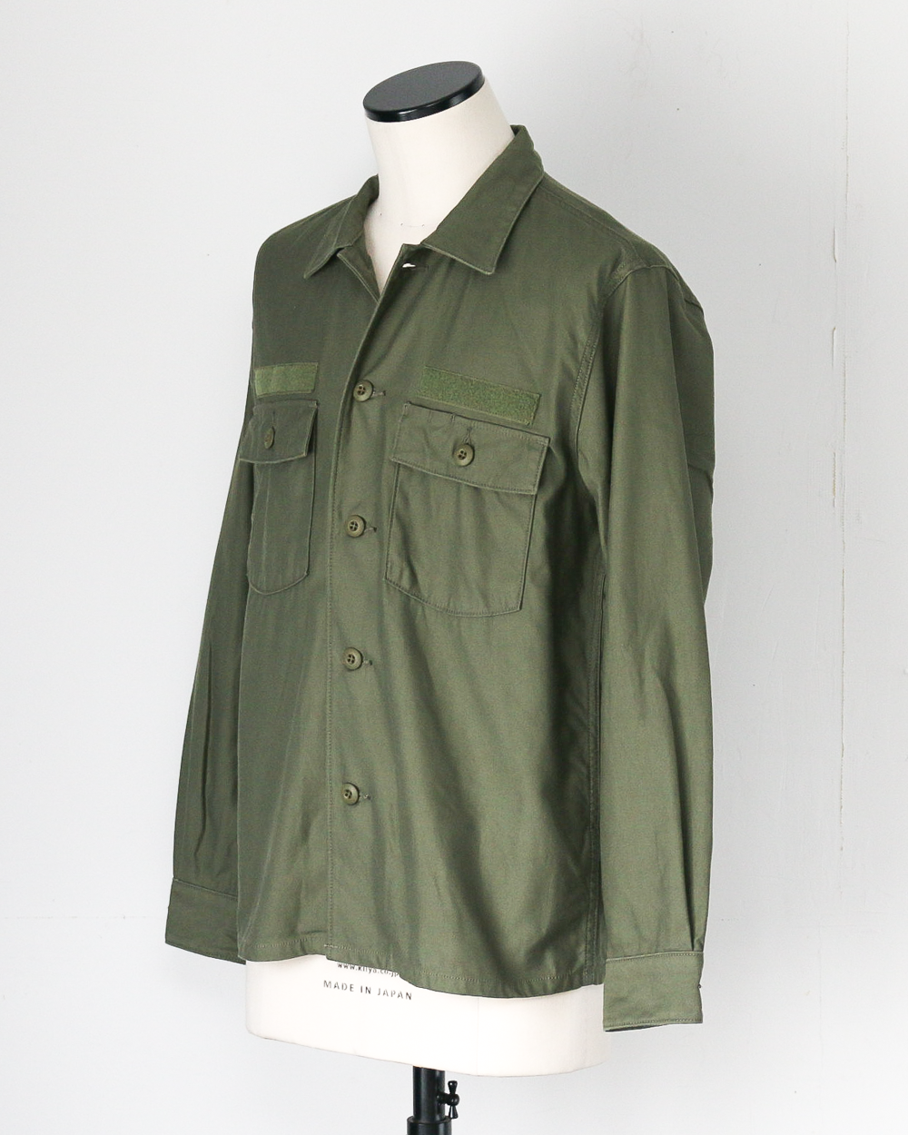 FOB factory エフオービーファクトリー F2469 UTILITY UNIFORM SHIRT Olive