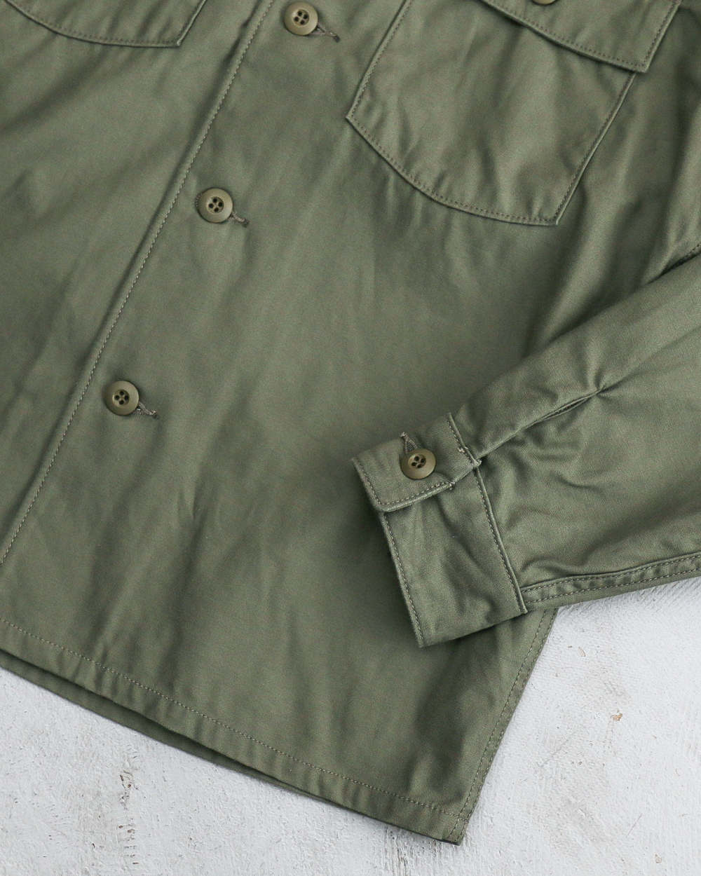 FOB factory エフオービーファクトリー F2469 UTILITY UNIFORM SHIRT Olive