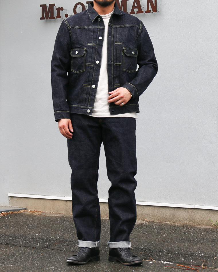 FOB factory F165-25 15oz SELVEDGE GARAGE DENIM 5P JEANS