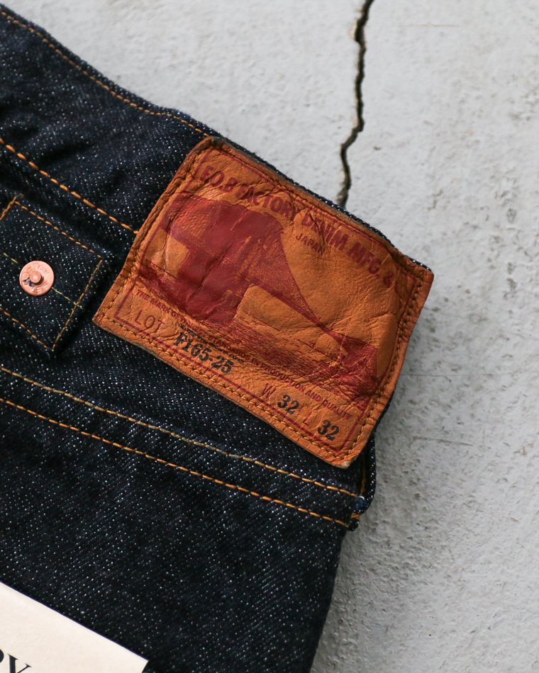 FOB factory F165-25 15oz SELVEDGE GARAGE DENIM 5P JEANS