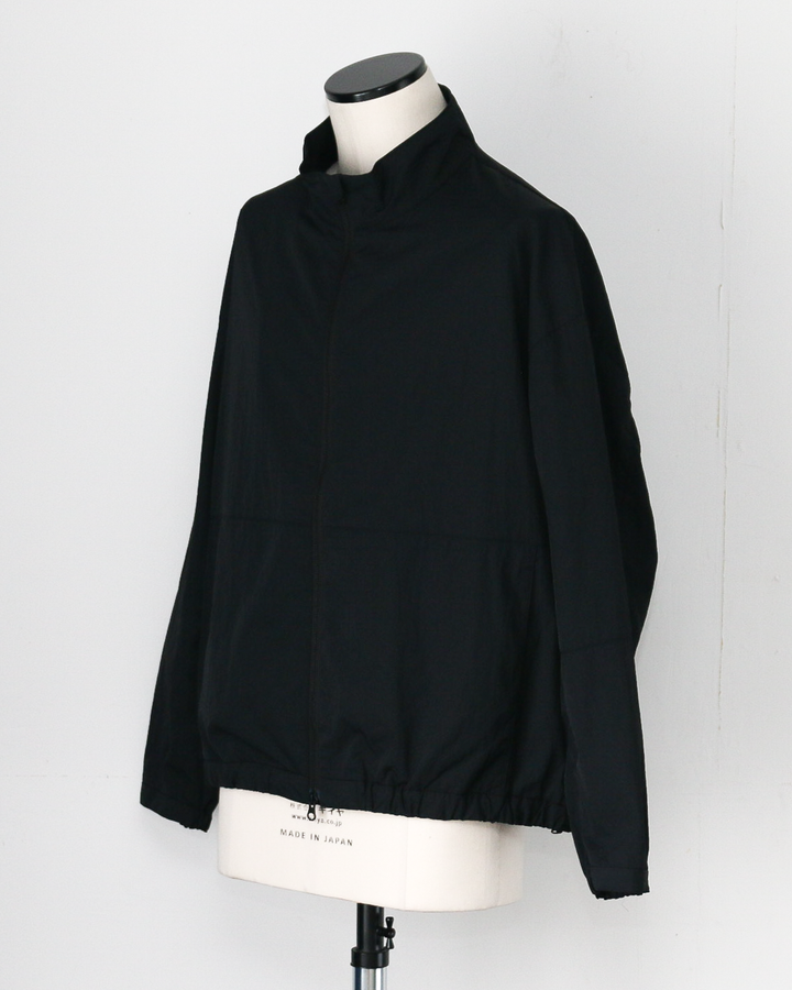 LAMOND ラモンド POCKETABLE NYLON BLOUSON Black
