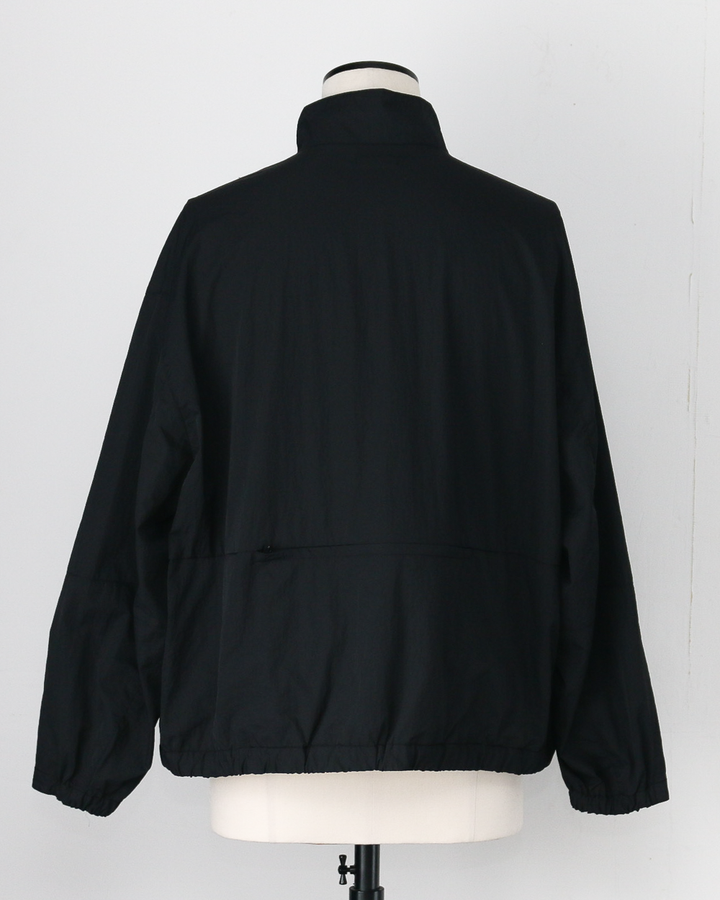 LAMOND ラモンド POCKETABLE NYLON BLOUSON Black