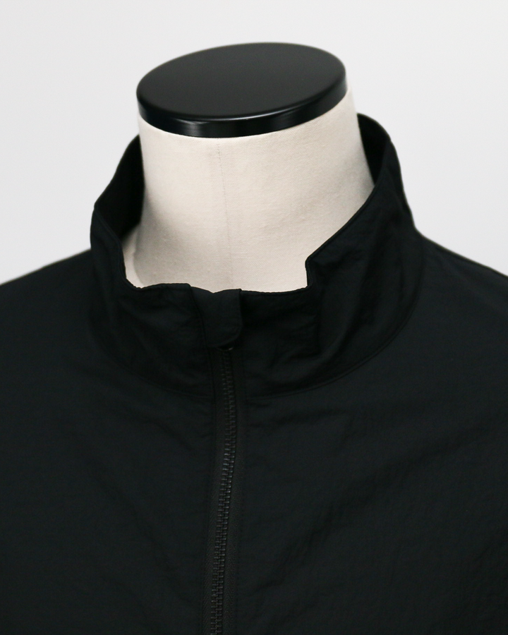 LAMOND ラモンド POCKETABLE NYLON BLOUSON Black