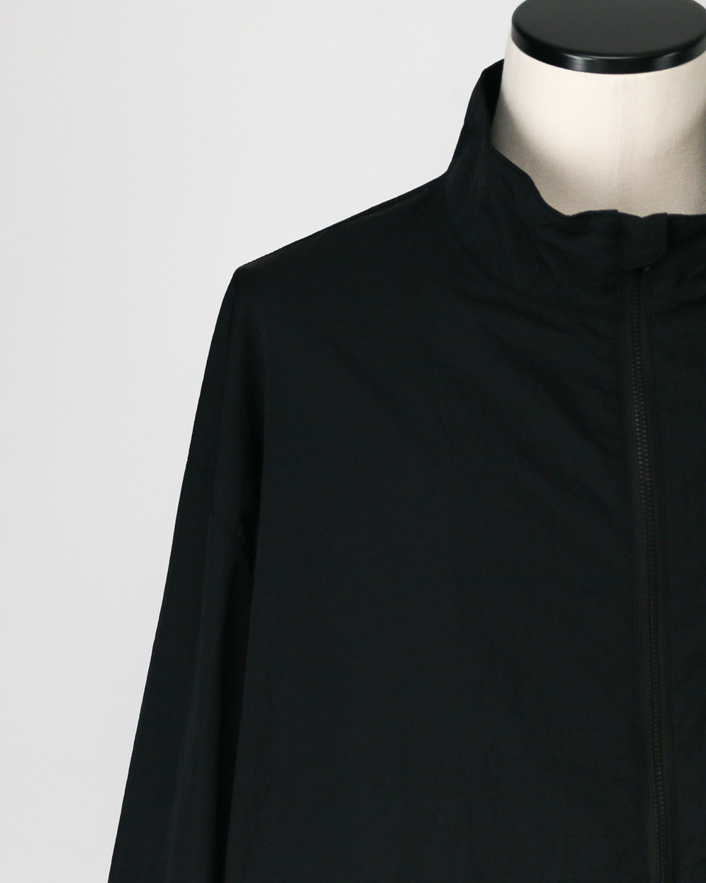 LAMOND ラモンド POCKETABLE NYLON BLOUSON Black