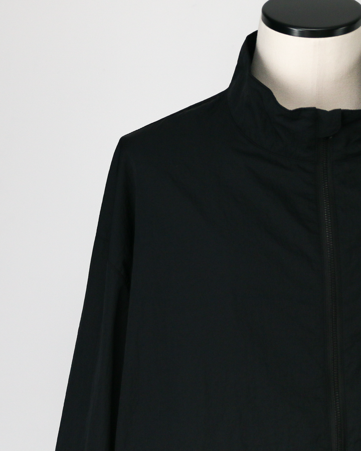 LAMOND ラモンド POCKETABLE NYLON BLOUSON Black