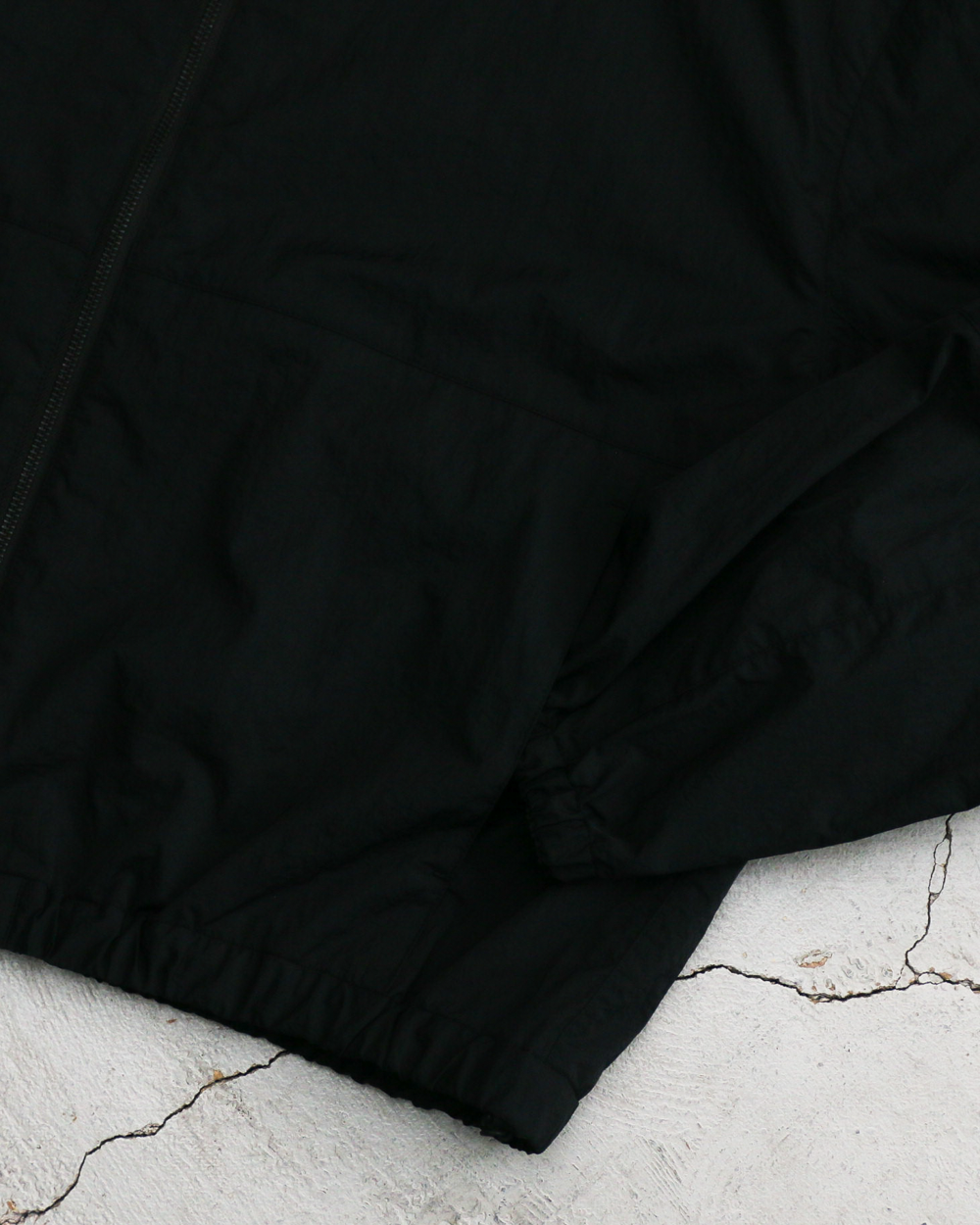 LAMOND ラモンド POCKETABLE NYLON BLOUSON Black