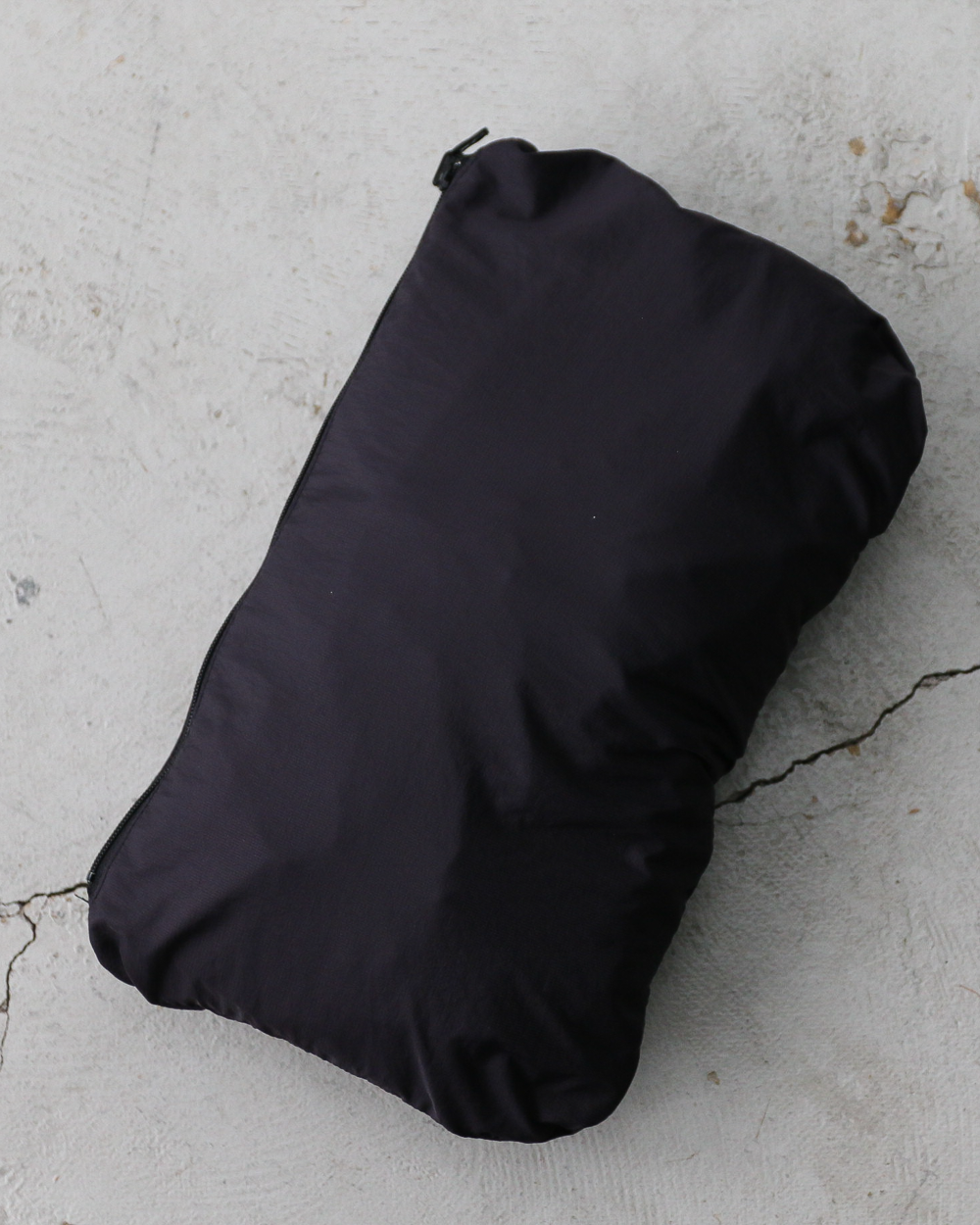 LAMOND ラモンド POCKETABLE NYLON BLOUSON Black