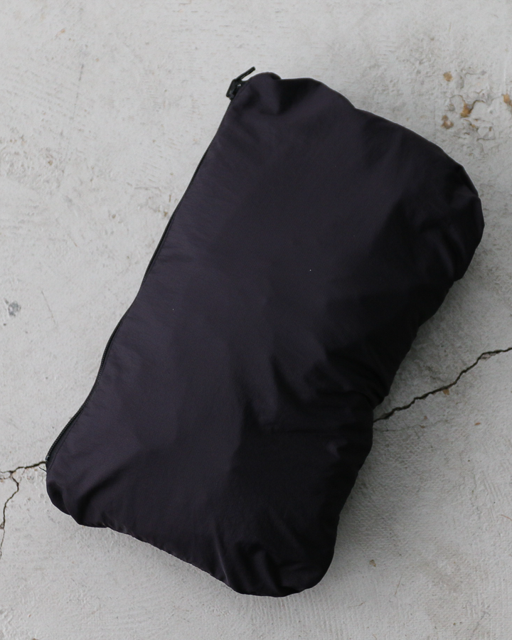 LAMOND ラモンド POCKETABLE NYLON BLOUSON Black