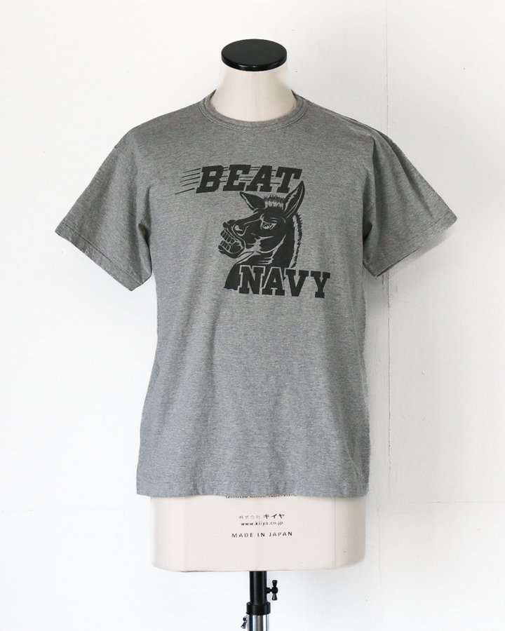 WAREHOUSE Lot 4064 BEAT NAVY 2ndhand Heather Grey