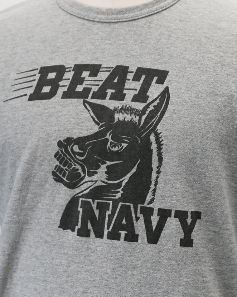 WAREHOUSE Lot 4064 BEAT NAVY 2ndhand Heather Grey