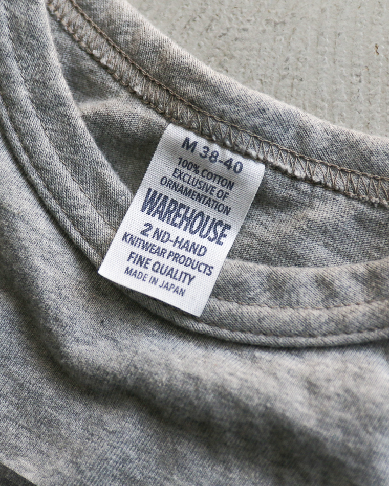 WAREHOUSE Lot 4064 BEAT NAVY 2ndhand Heather Grey