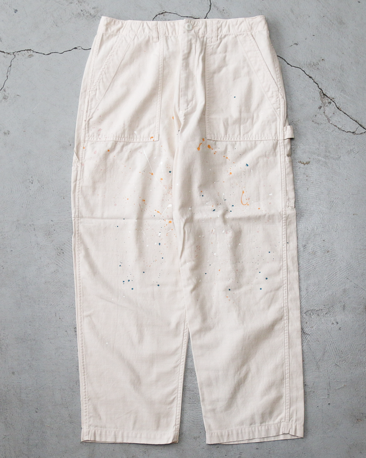 melple メイプル Carpenter Pants（Painted）Natural