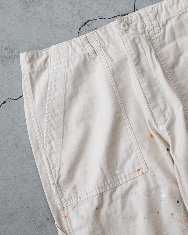 melple メイプル Carpenter Pants（Painted）Natural