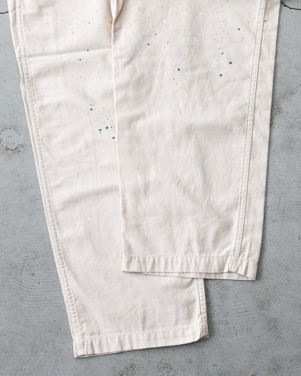 melple メイプル Carpenter Pants（Painted）Natural