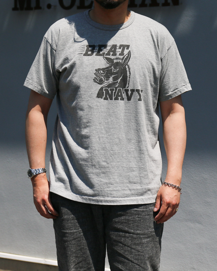 WAREHOUSE Lot 4064 BEAT NAVY 2ndhand Heather Grey