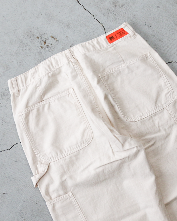 melple メイプル Carpenter Pants（Painted）Natural