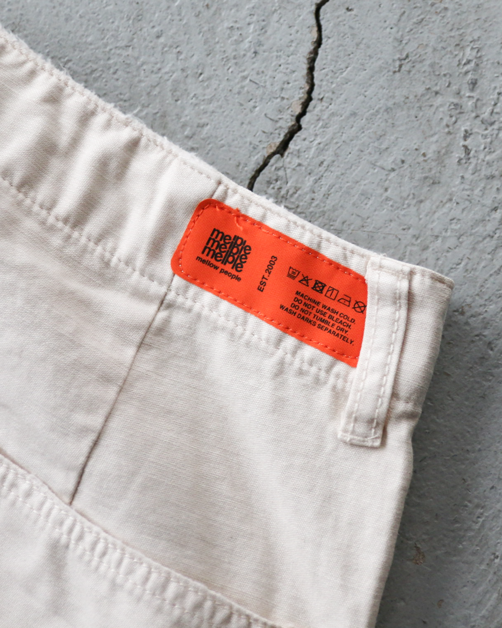 melple メイプル Carpenter Pants（Painted）Natural