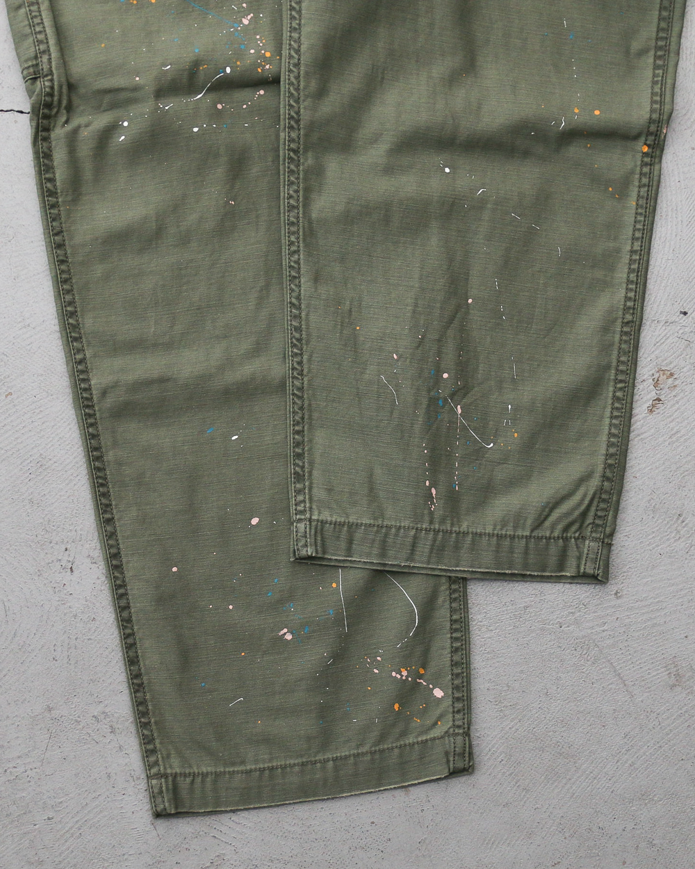 melple メイプル Carpenter Pants（Painted）Olive