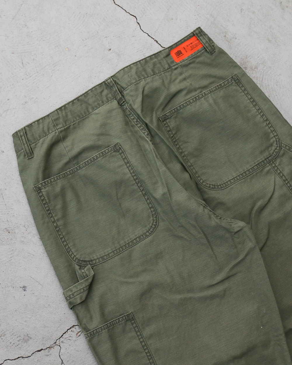 melple メイプル Carpenter Pants（Painted）Olive