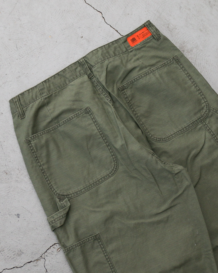 melple メイプル Carpenter Pants（Painted）Olive
